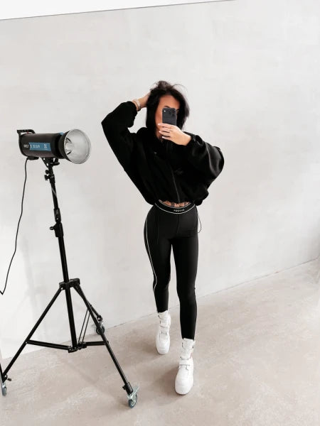 Legginsy Glitz Olavoga czarne