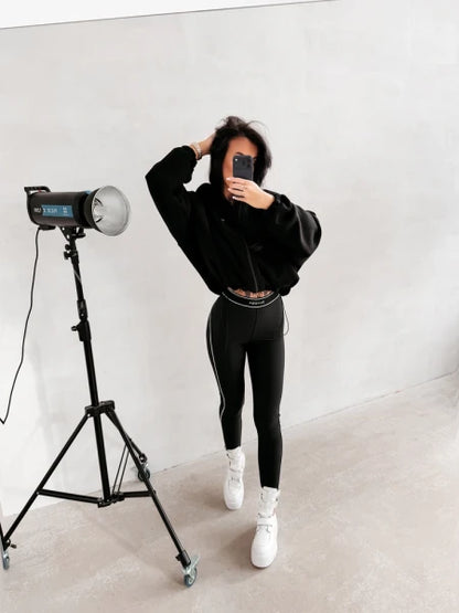 Legginsy Glitz Olavoga czarne