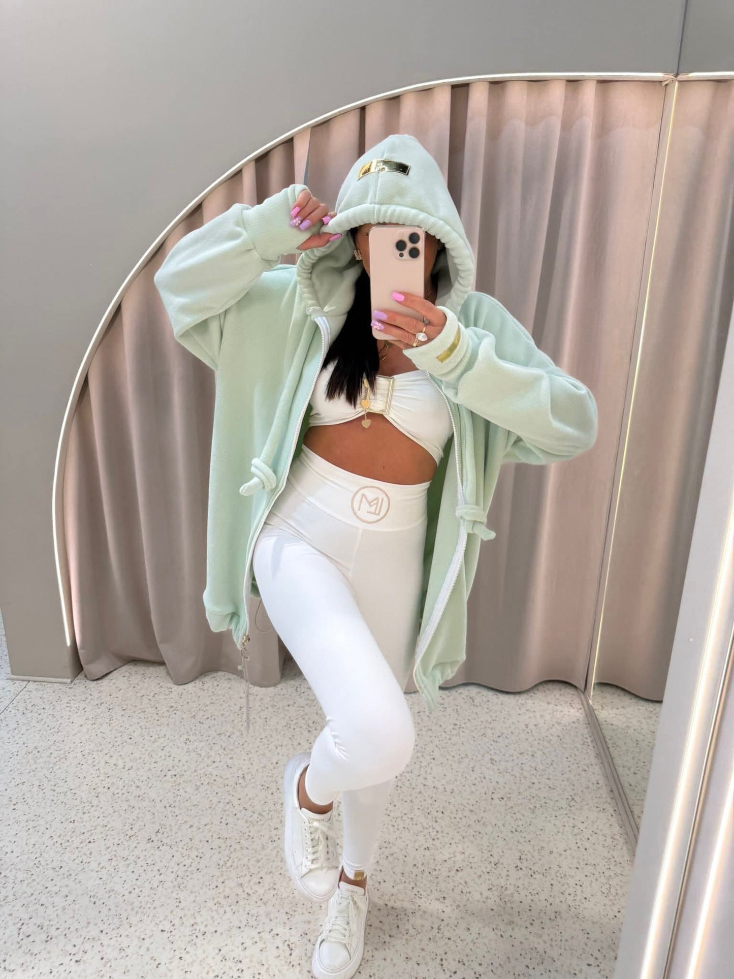 Bluza polarowa Doll mietowa