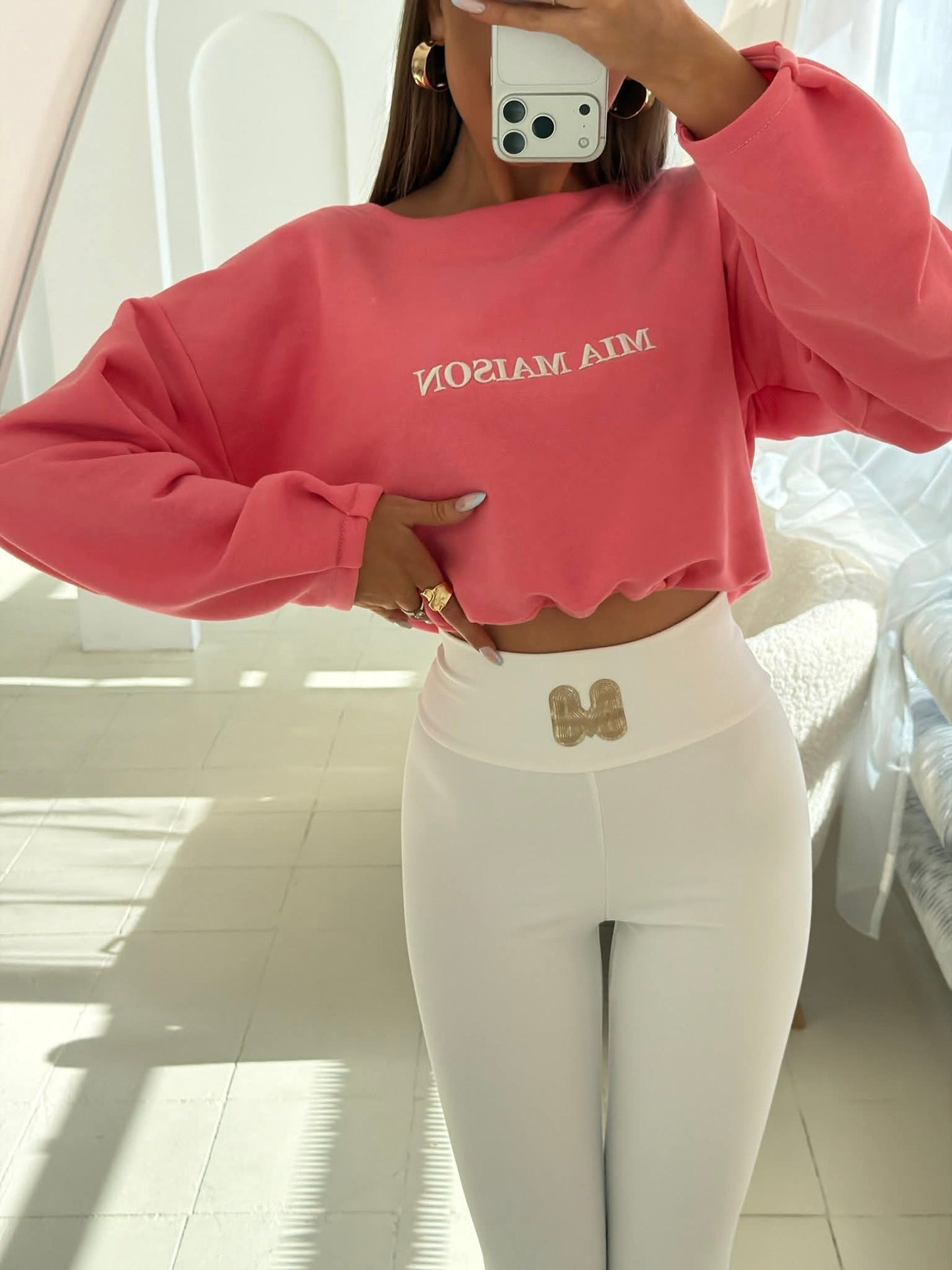 Bluza Mallorca koral