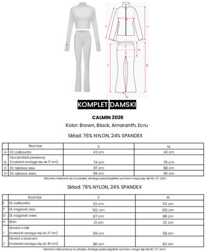 Komplet Calmin Olavoga czarny