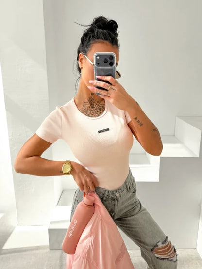 T-shirt Movena Olavoga róż